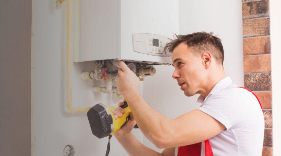 Local water heater installation in Golden Eagle, IL